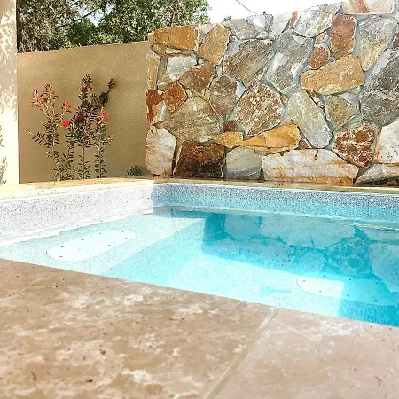 Piscine Balneo Chauffee Vakantiehuis Sérignan
